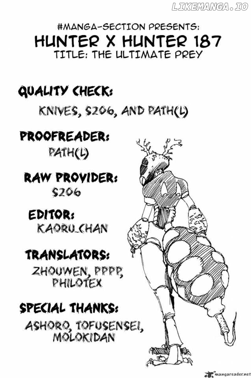 Hunter x Hunter, Chapter 187 image 16
